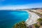 Skyline promenade of Nice, France