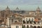 The skyline of Rome from the Caffarelli Terrace