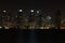 Skyline of San Diego at night