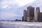 Skyline of skyscrapers in Manhattan, New York City, USA