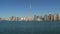 Skyline Toronto from a ferry, Ontario, Canada