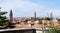 Skyline with towers of Verona city