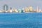 Skyline of Vedado neighborhood in Havana, Cuba