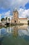 Skyline of Zierikzee with ancient city gate