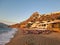 skyros island greece view from molos beach in the morning