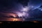 Skys Electric Symphony Lightning illuminates the night in a dazzling display