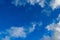 Skyscape Abstract Blue Sky White Grey Clouds Background