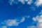 Skyscape Abstract Blue Sky White Grey Clouds Background