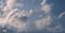 Skyscape. Cumulus clouds in close-up