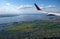 Skyscape viewed from airplane