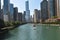 Skyscrapers along the Chicago River, Chicago