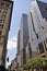 Skyscrapers from the fifth avenue in Manhattan from New York City in United States