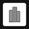 Skyscrapers icon, simple style