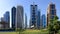 Skyscrapers of Jumeirah Lake Towers in Dubai