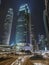 Skyscrapers near Connaught Road Central in Hong Kong