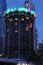 Skyscrapers of Panama in the night illumination in the Central district of the capital