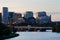 Skyscrapers in Rosslyn near to Washington DC USA