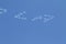 Skywriting airplanes