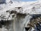 SkÃ³gafoss waterfall in winter. Iceland