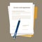 SLA Service Level Agreement document pen paper