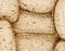 Slabs of bread detail background