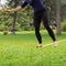 Slack line in the city park.