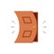 Slamming door icon. Clipart image