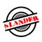 Slander rubber stamp