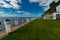 Slanted View of the Green Lawn and White Pots Aboard Celebrity Eclipse Cruise