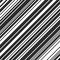 Slanting black stripes pattern vector