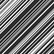 Slanting black stripes pattern vector