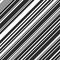 Slanting black stripes pattern vector