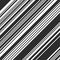 Slanting black stripes pattern vector