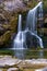 Slap Virje waterfall in long exposure