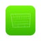 Slapstick icon green vector