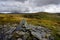 Slate cairn on Bannerdale Crags