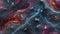 Slate Celestial Elegance: Galactic Nebula Unveiled. AI generate