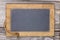 Slate chalkboard blank for to write on