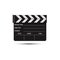 Slate clapper board vector