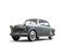 Slate gray small compact vintage car