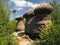 Slavenske mushrooms - rock formation in Broumovske steny mountains