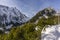 Slavkovsky Peak in a beautiful winter scenery. High Tatra Mountains. Slovakia.