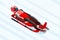 Sled Race Male Luge Winter Sports