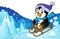 Sledging penguin theme image 3