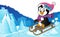 Sledging penguin theme image 6