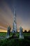 Sledmere Monument at night