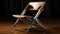 Sleek 3d Folding Chair With Kinetic Artistry And Zen-inspired Design