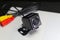 Sleek Black Car Rear Camera - Automotive Technology