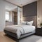 A sleek contemporary studio apartment with space-saving furniture2