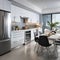 Sleek furnished kitchen, stylish Beautiful cooking area, interior design